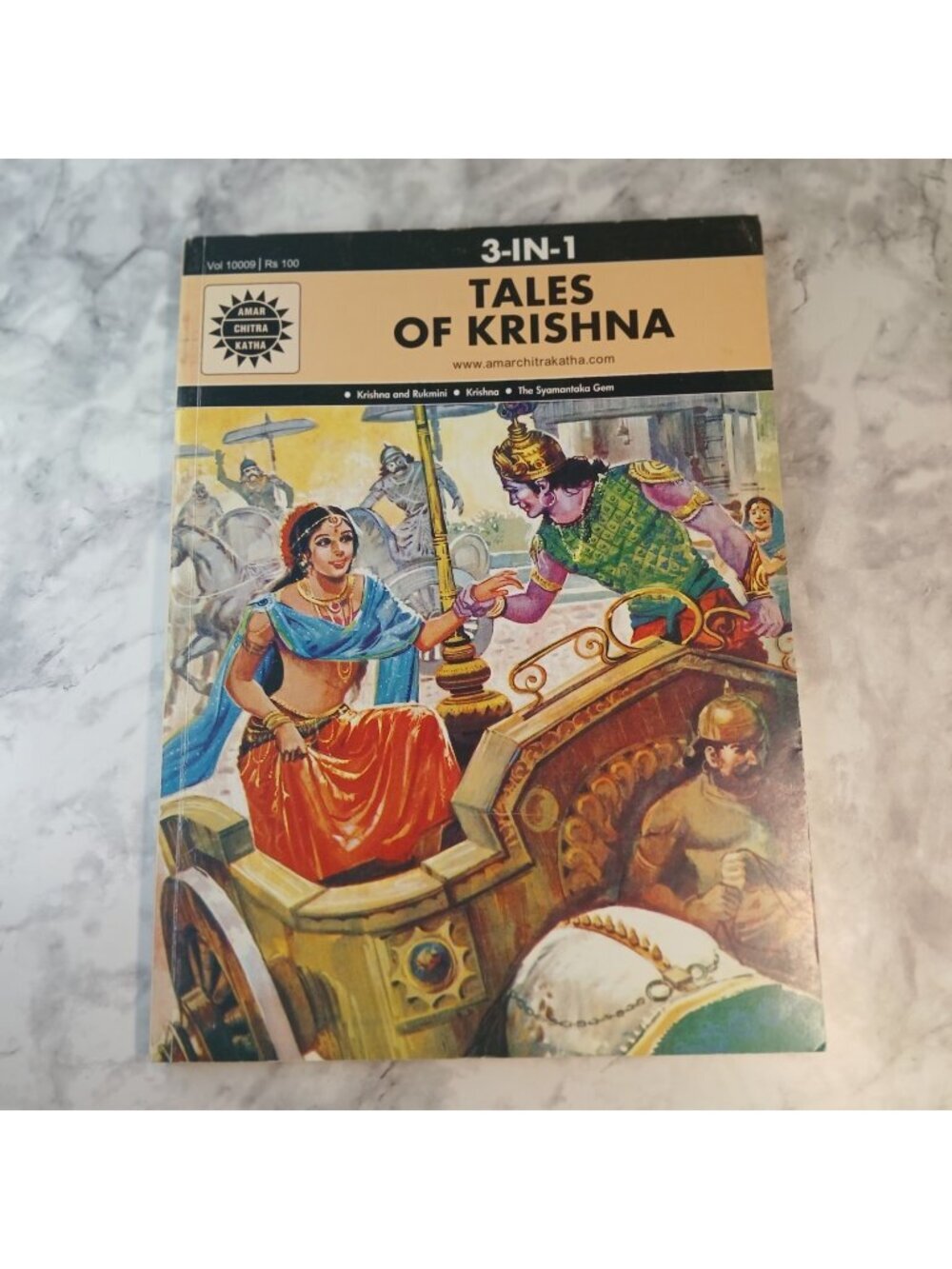 Tales of Krishna 3-in-1 Amar Chitra Katha Illustrated Mythology Comic Book 2011